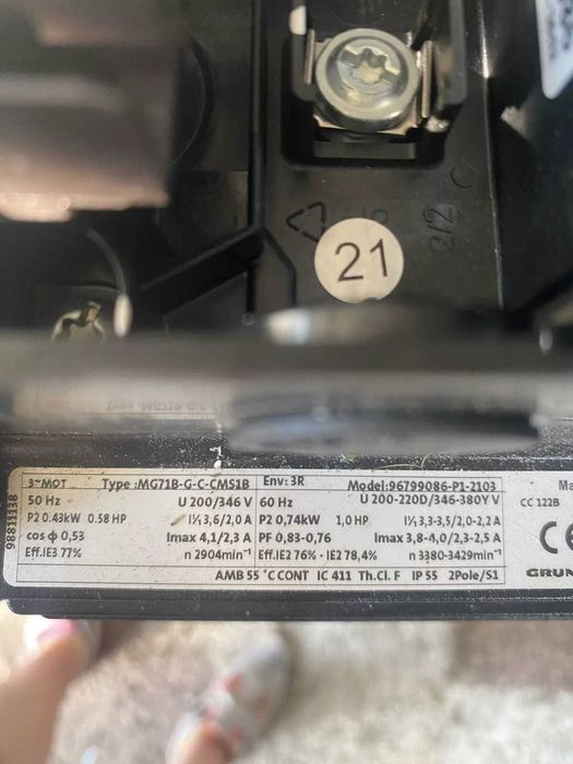 Bomba de água Grundfos CM3-4 nova