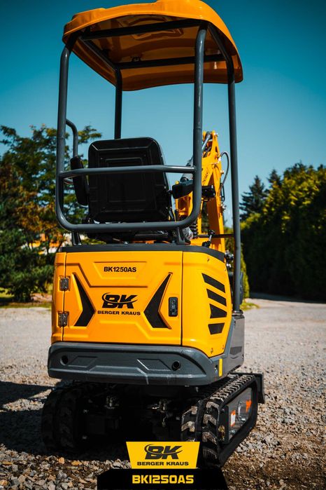 Mini Koparka Berger Kraus BK1250AS Kubota D722 górny siłownik