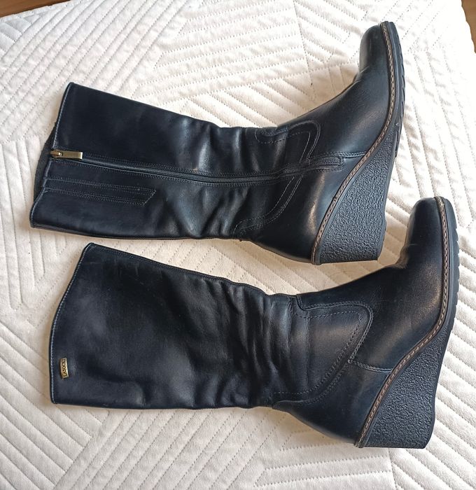 Kozaki ze skóry naturalnej