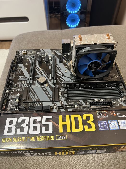 gigabyte b365 hd3 pentium gold g5400 ddr4 8gb