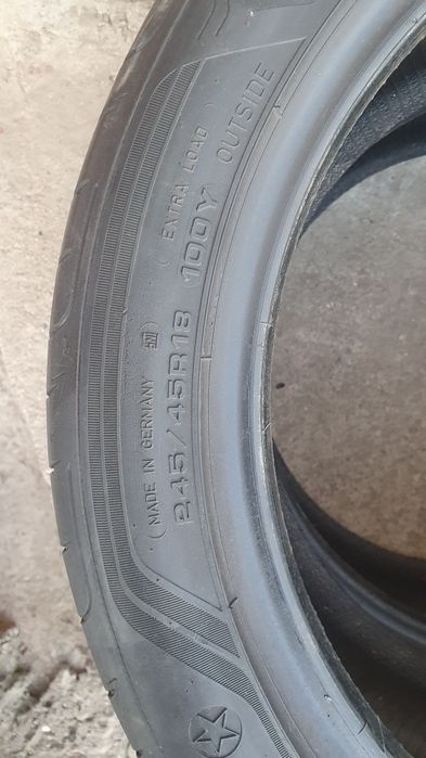 Пара коліс Good Year 245/45/18 ЛІТО 2022 року Протектор 5.5 мм.