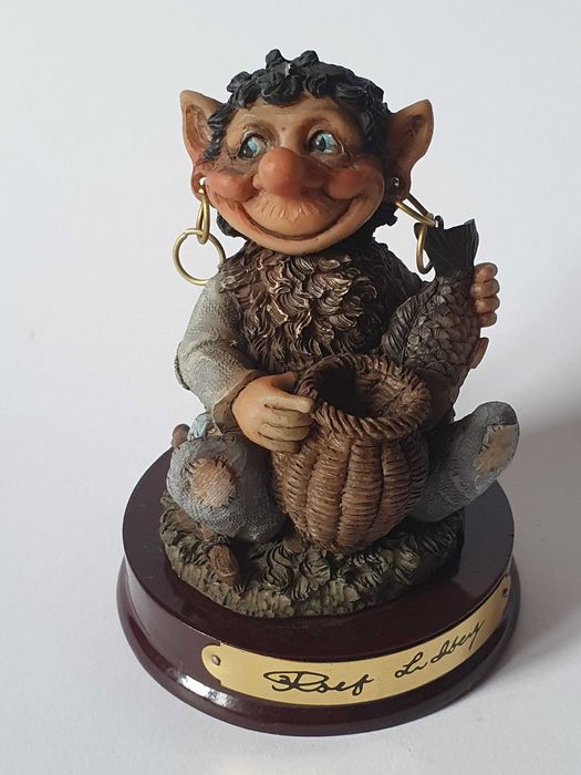 置物 Rolf Ljungberg TROLL vintage figure Figurka szwedzki Troll - Rolf Lidberg - Unikat kolekcjonerski