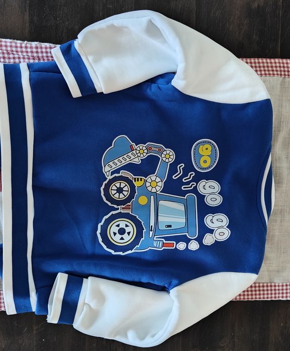 Нова тепла хлопчача бейсбольна кофтина