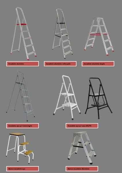 Escadas, Andaimes e Escadotes Alumínio Novos - Direto da Fábrica PT