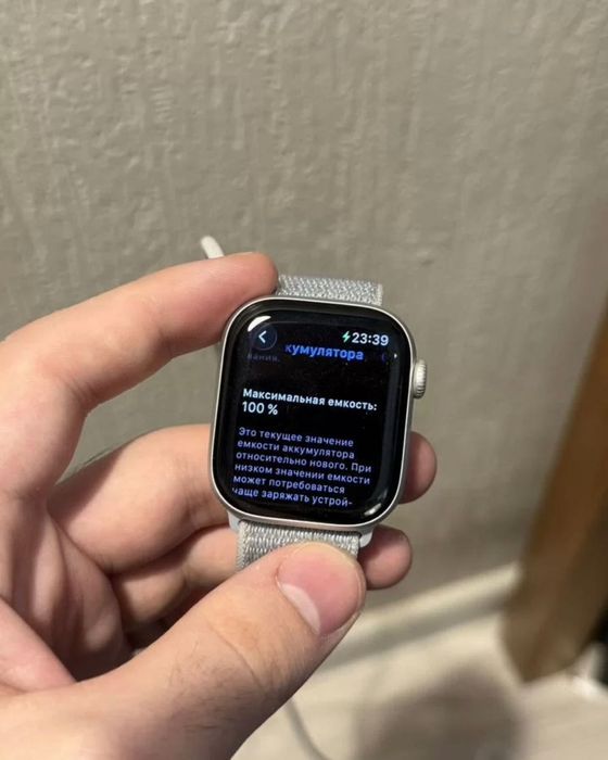 Apple Watch 42mm Silver 100% батарея