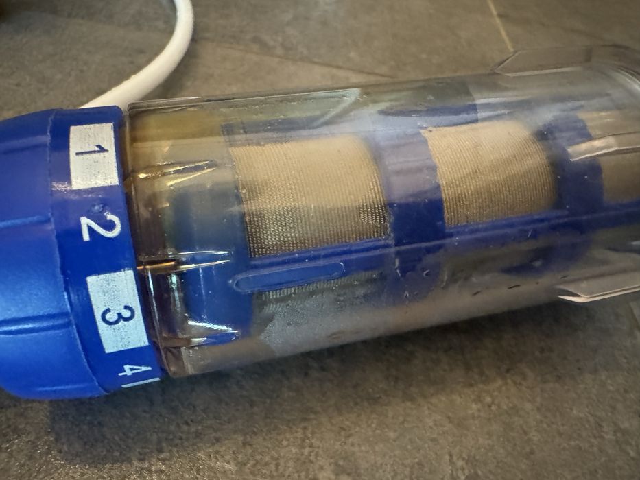 FD246 Filtr wstępny do wody 3/4-1cal, 40-60m inox, skrobak samoczyszczący
