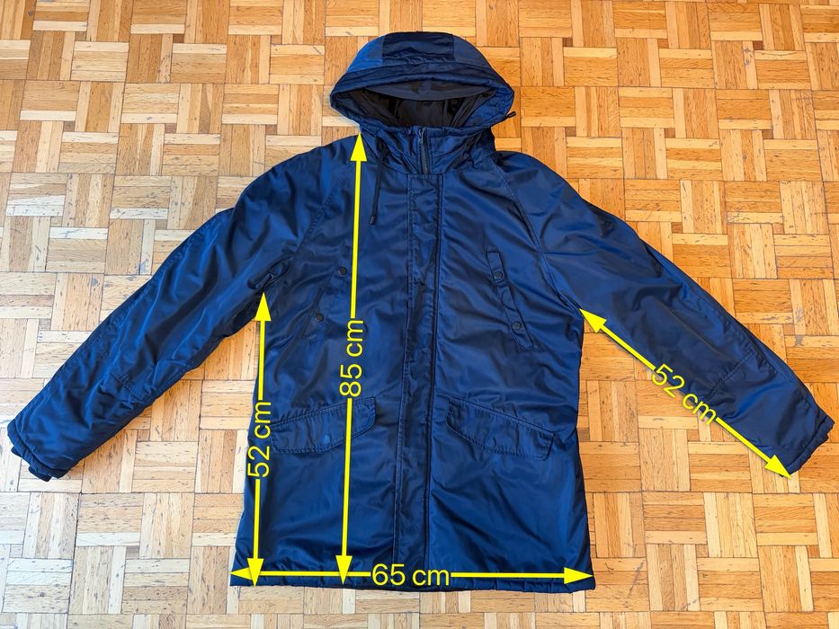 Kurtka zimowa parka męska Diverse Scotchi XXL granatowa
