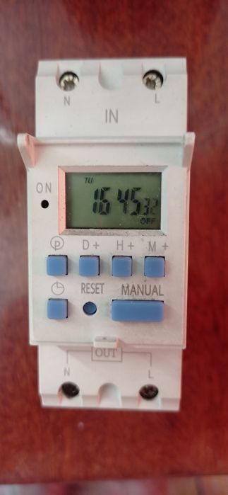 Таймер, недельное реле времени