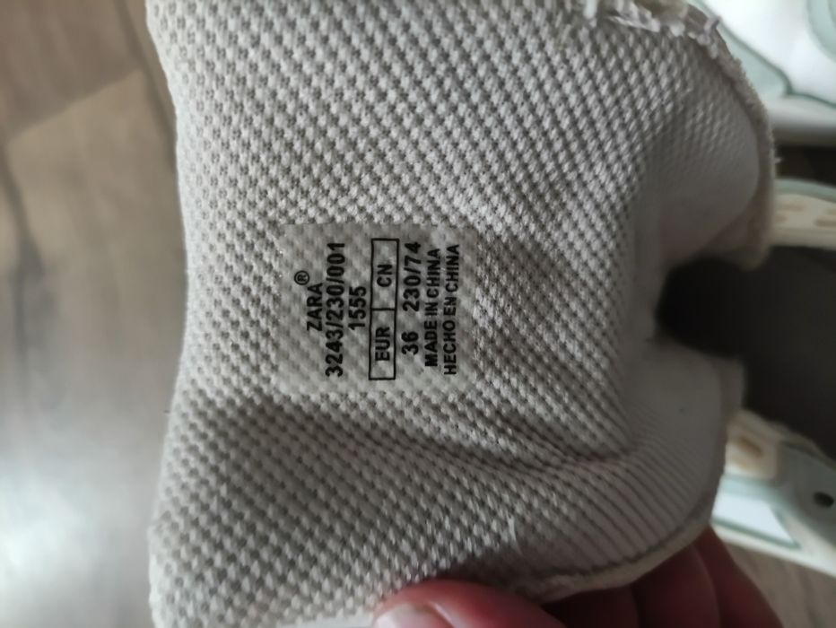 Високі кеди Zara 36  розмір