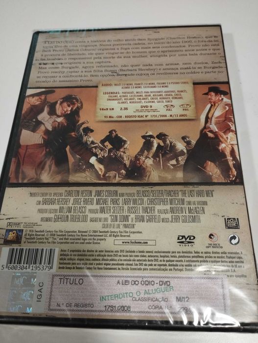 A  Lei do Ódio DVD