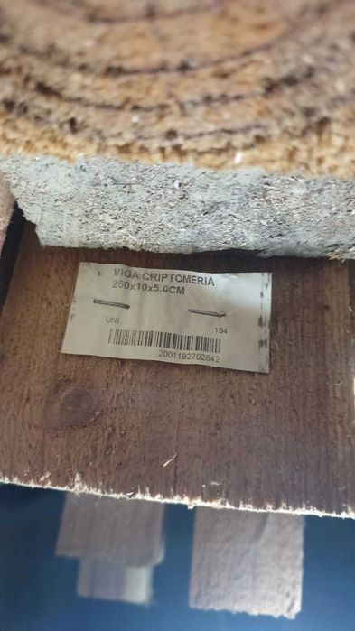 Barrotes e Vigas em Criptoméria 2.60m NOVOS