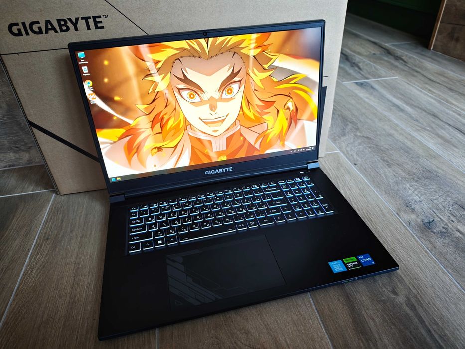 17.3" 144Hz RTX4060 Ігровий ноутбук Gigabyte G7 I5-12500H 16/256gb