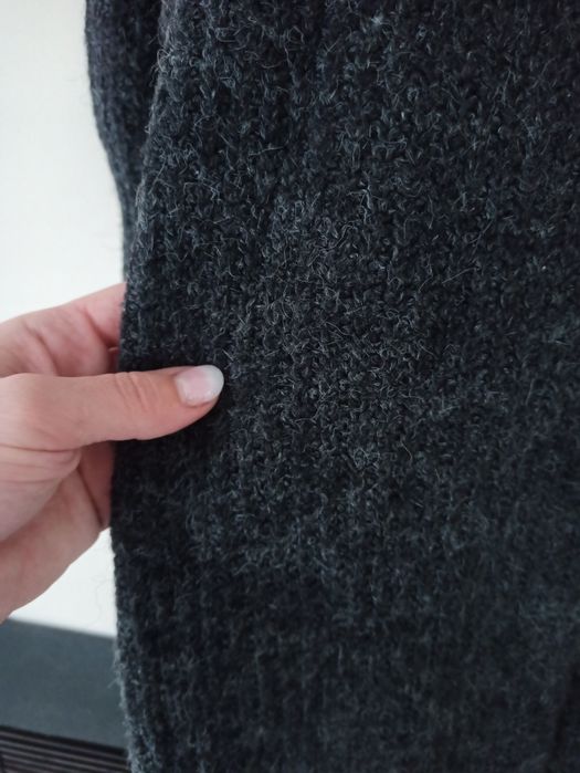 Sweter tunika sukienka Only S M L zima oversize szara