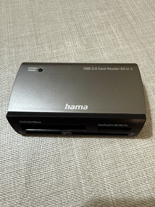 Leitor de cartões USB 2.0 Hama