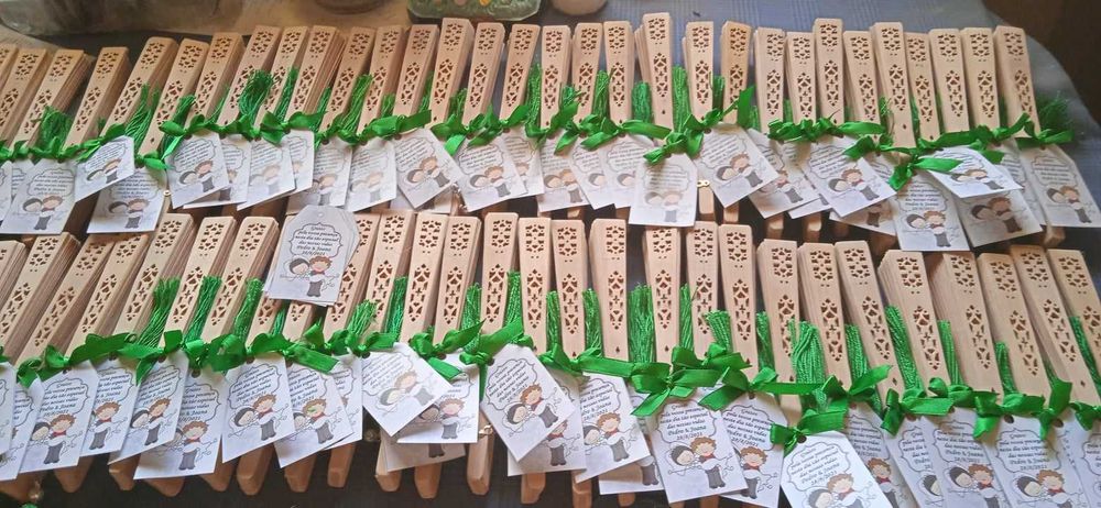 Promoção Leques em madeira para Lembranças Totalmente Personalizados