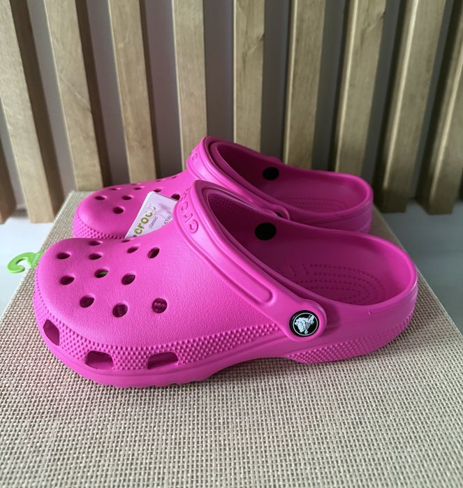 Klapki Crocs Classic m5/w7 37-38 Nowe Różowe Klasyczne
