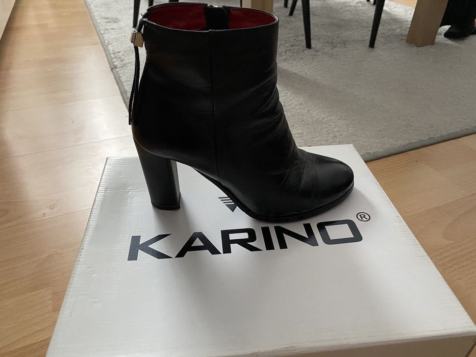 Botki skórzane karino