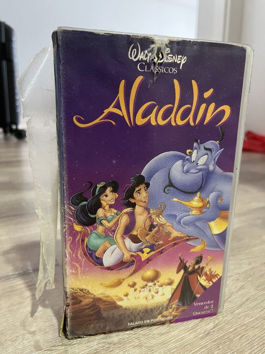Cassetes VHS Disney (Rei Leão, Pinoquio, Aladdin, outros)