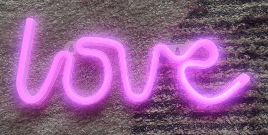 Neon LED Love Manta SNL02PKT