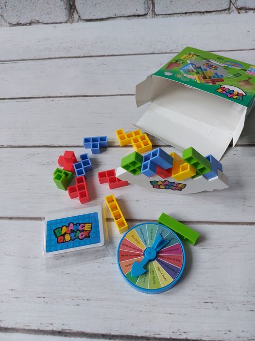 Gra rodzinna dla dzieci prosta układanka logiczna zręcznościowa nowa