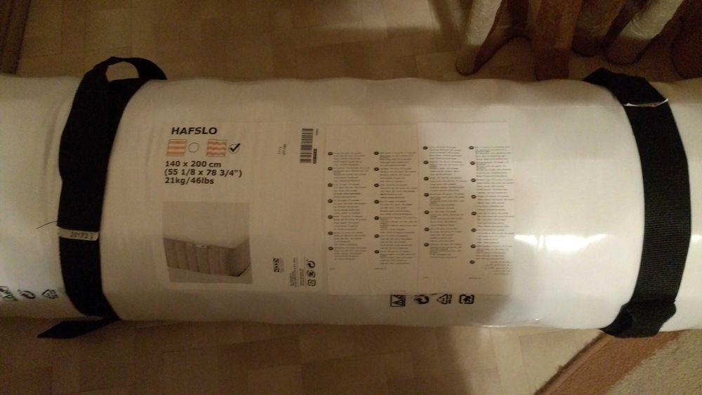 Продам НОВЫЙ  ИКЕА Пружинный матрас Хафсло ( есть 2 штуки)