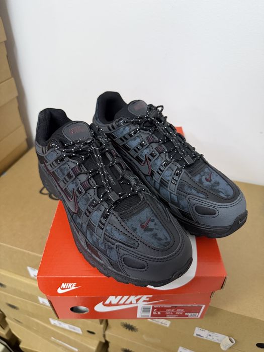 Nike P-6000 Black Grey Red Рефлективні