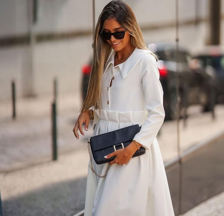 Vestido Ananis estilista Portuguesa L