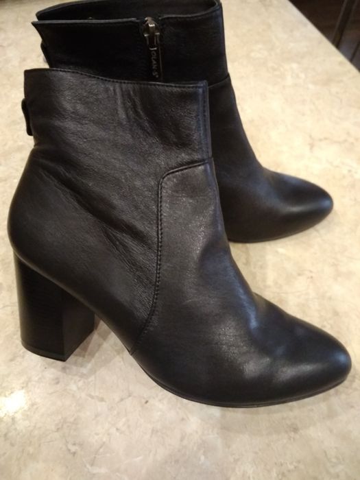 Полусапожки кожаные