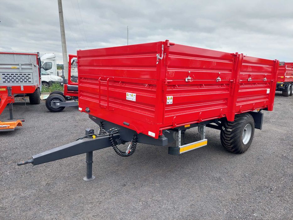 Przyczepa rolnicza Taxon 6 T - STEKRO - Solidna Wywrotka - Nadstawki !