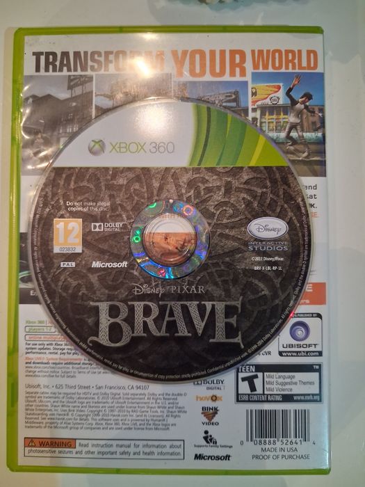 Disney Pixar Brave Xbox 360
