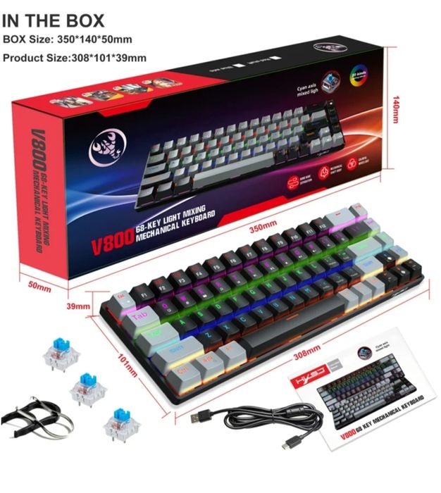 Teclado mecânico Gaming