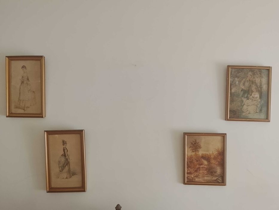 Vendo quadros antigos.