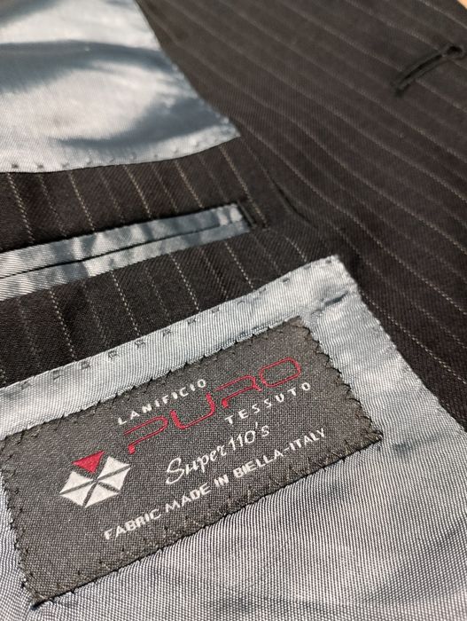 Nowa Wełniana Granatowa Marynarka Marks & Spencer Collezione