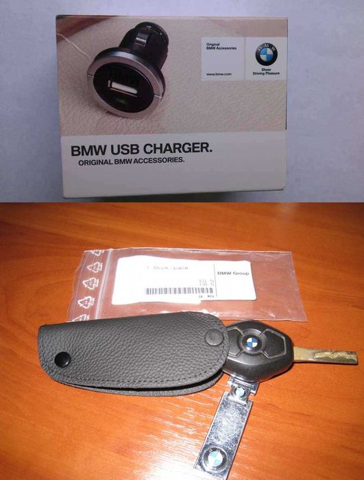 BMW чехол брелок на ключ USB зарядка Оригинал бмв
