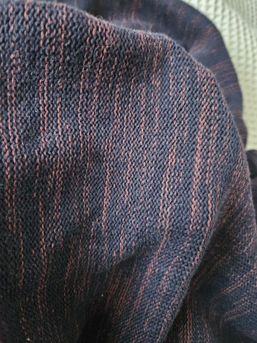 Sweter meski 100% bawełna Hause męski bordowo granatowy