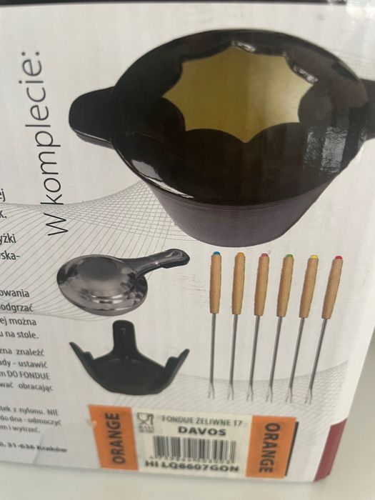 Fondue żeliwne Davos nowe