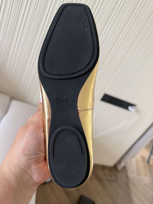 Балетки  Zara  штучна шкіра