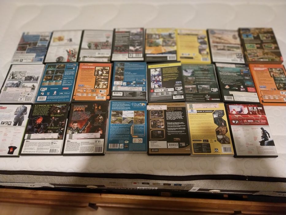 Vários jogos usados