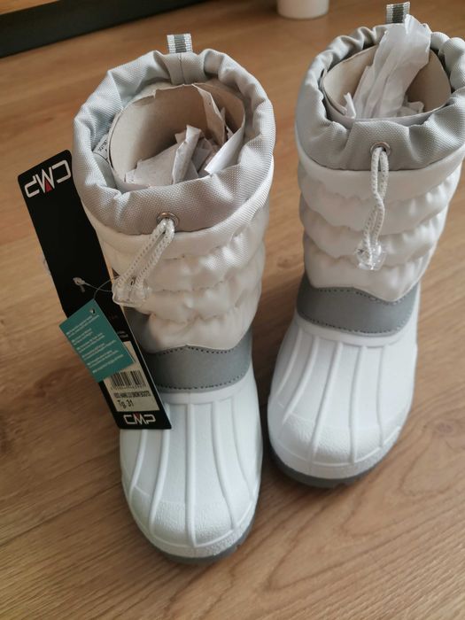Buty dziewczęce śniegowce zimowe