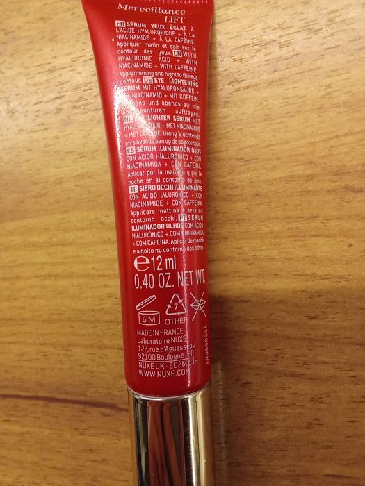 Nuxe Marveliance serum pod oczy