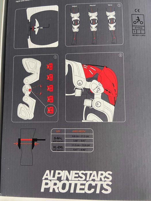 Ortezy kolan Alpinetars Fluid Pro