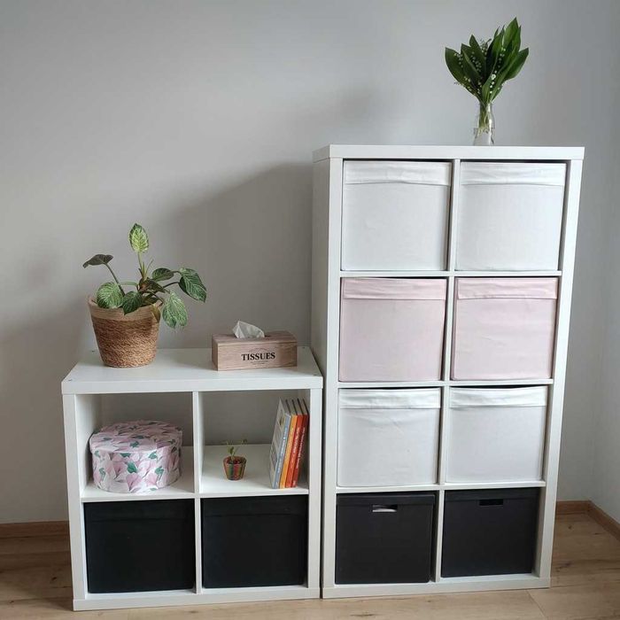 Zestaw Kallax 2x4 oraz 2x2