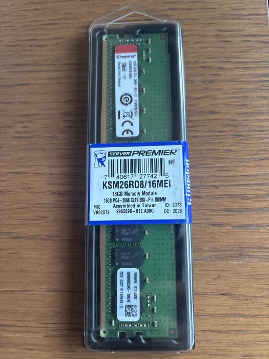 Pamieć DDR 4 z ECC 16Gb