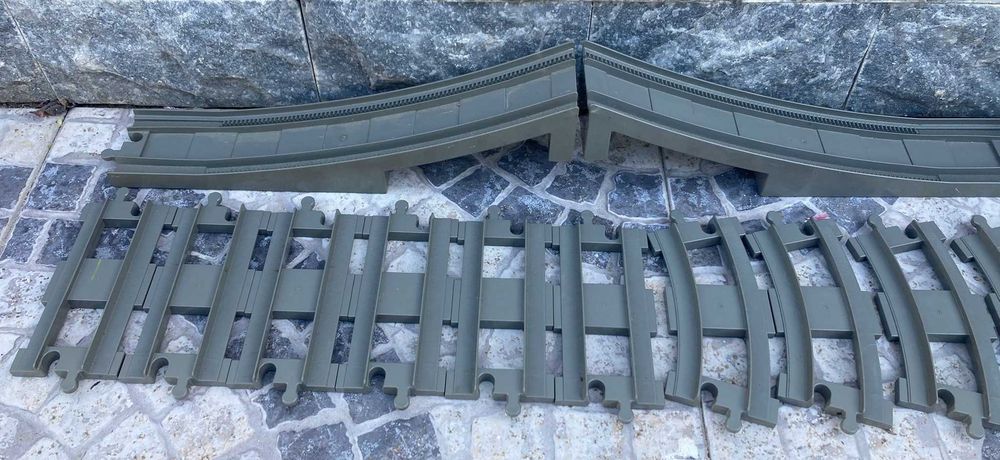 Conjunto de 20 Peças Carris Pista Ferroviária LEGO