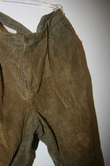 Calças de Bombazine cor Caqui