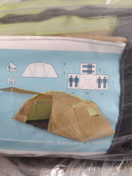 Tenda campismo 3 quartos e sala
