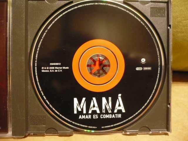 Płyta CD grupy Mana Amar es combatir.Zapraszam.