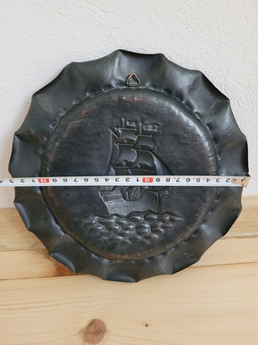 Talerz ozdobny Vintage PRL