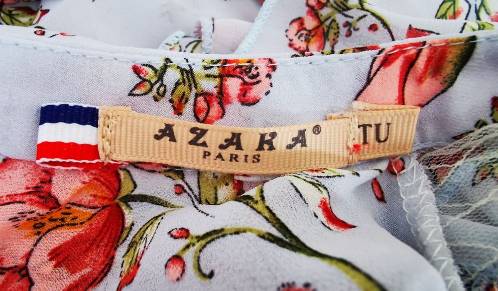 Bluzka z żabotem rozm.Uni