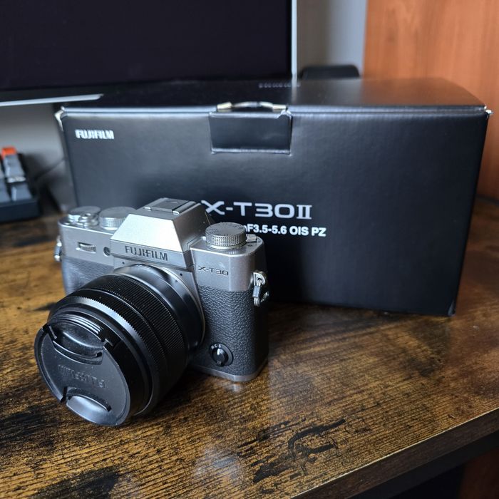 Aparat Fujifilm X-T30 II (Srebrne) + Obiektyw Fujinon XC 15-45mm f/3.5-5.6 OIS PZ